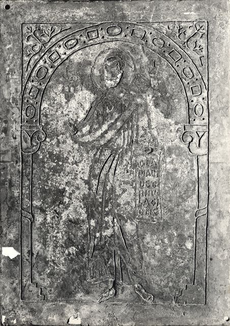 Anonimo — Staurachios di Scio; Teodoro - sec. XI - Porta della Basilica di S. Paolo fuori le Mura: Giona — insieme, durante il restauro del 1967-1968